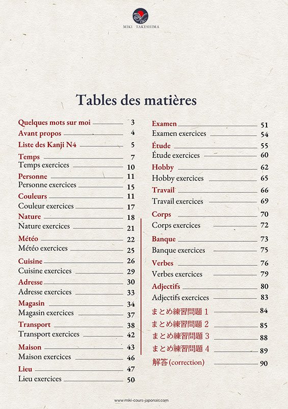 visuel-table-des-matieres-exercices-kanji3-miki-cours-de-japonais