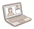 ordinateur pour faire de la visioconférence sur Zoom pour prendre des cours de japonais