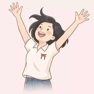 jeune femme content de joie pour